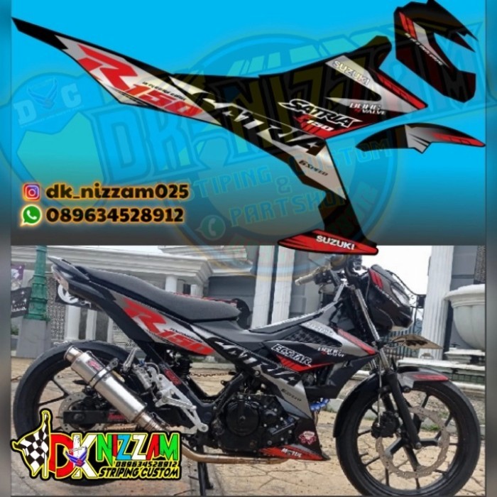 TERBARU striping Suzuki Satria Fu injeksi terbaru 2021