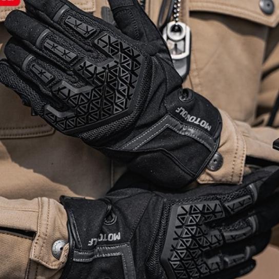 Gloves Motor Motowolf Sarung Tangan Full Finger Touch Screen