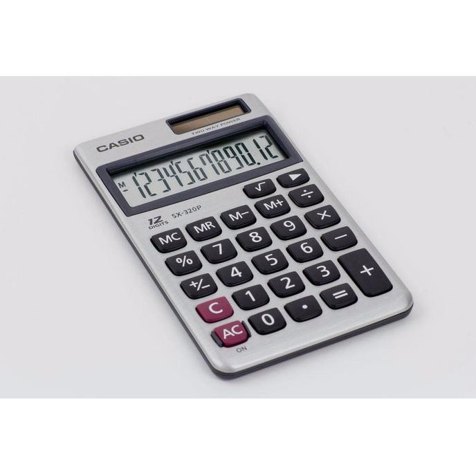 

jg-56 Kalkulator Casio 12 Digit SX-320P Hemat