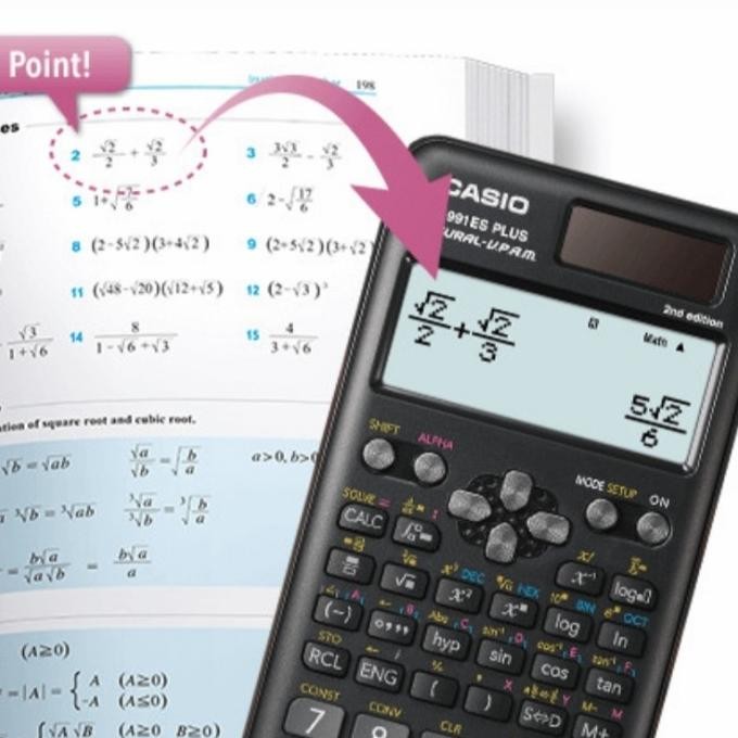 

TGC-1924 Casio FX 991 ES PLUS - Scientific Kalkulator Termurah