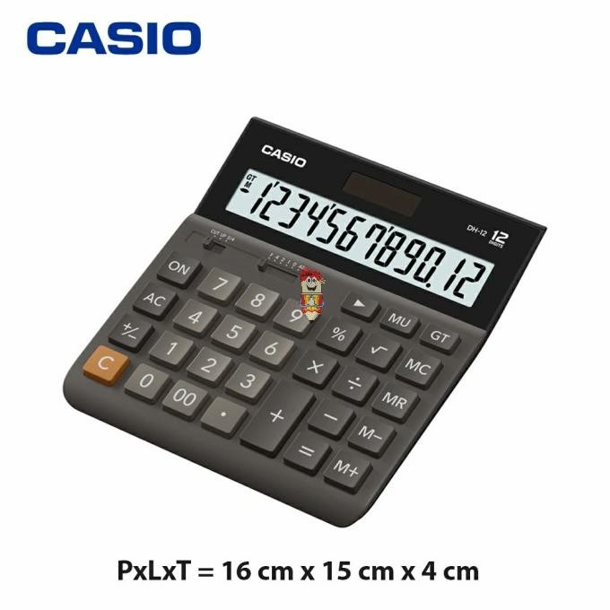 

dgh-43 Kalkulator Casio DH-12BK / 12 Digits Viral