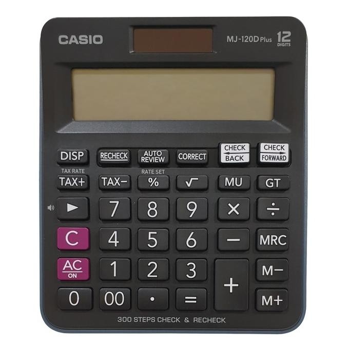 

eqw-68 Calculator / Kalkulator Casio MJ-120D / MJ-120 D Plus 12 Digit Murah