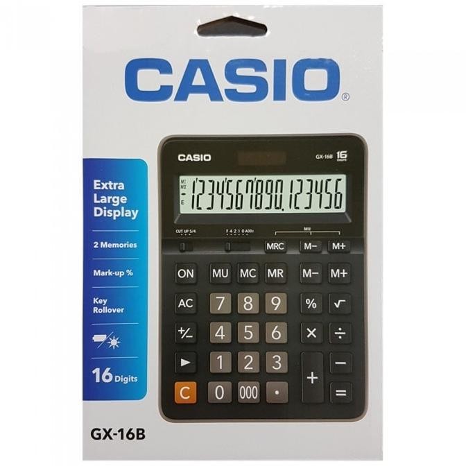 

g-24 Casio GX 16B - Calculator Desktop Kalkulator Meja Kantor Office GX-16B Sale