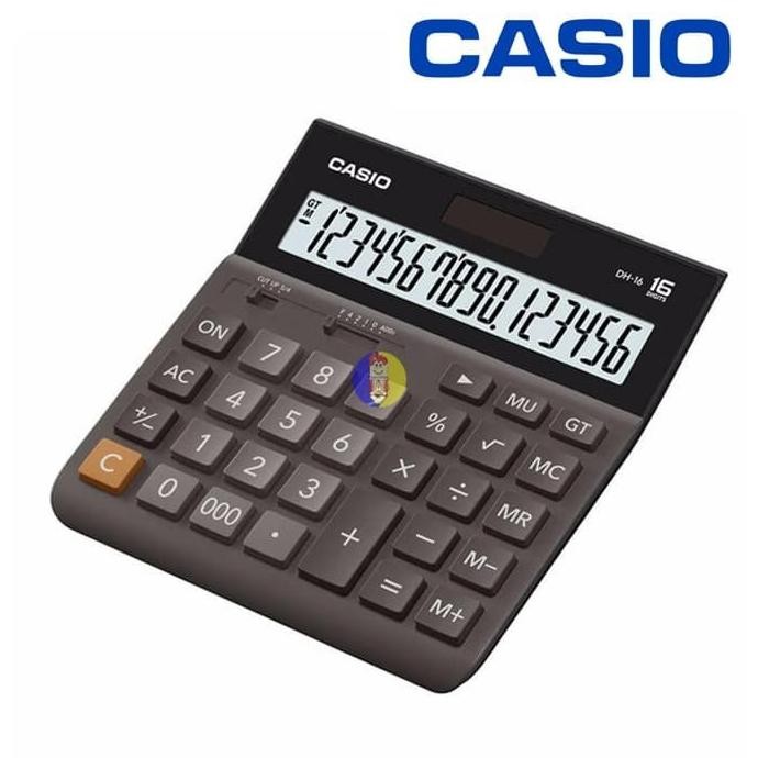 

sd-5 Kalkulator Casio DH-16BK 16 Digits Berkualitas