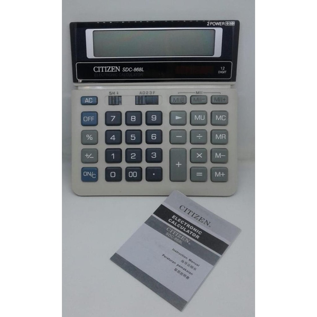 

eqw-68 Kalkulator Digital Calculator CITIZEN SDC 868L 12 Digit Angka Murah