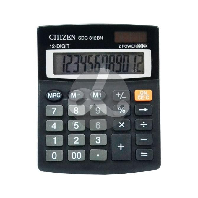 

ukd-23 Kalkulator CMZEN SDC-812BN 812 BN Calculator 12 Digit Berkualitas