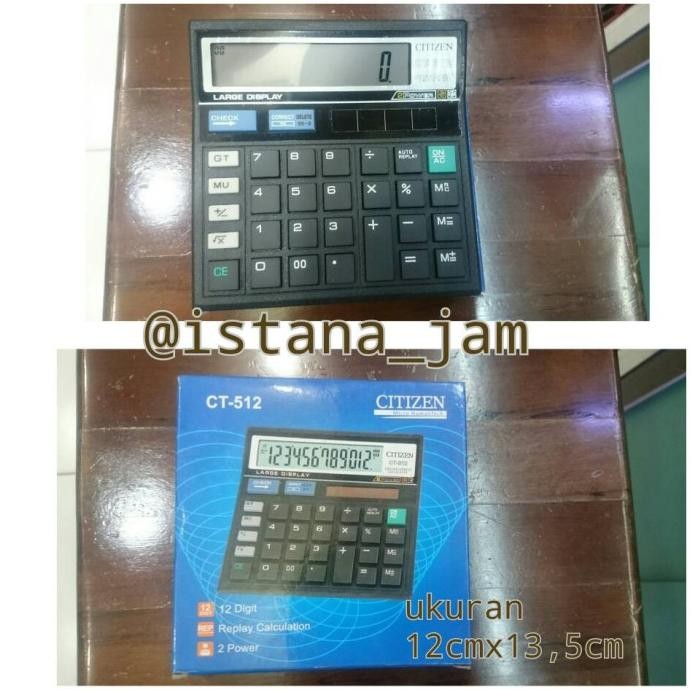 

Ok75 KALKULATOR / CALCULATOR CITIZEN CT 512 Premium