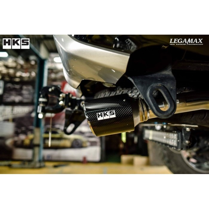 New Hks Legamax Carbon Pajero Sport 31021-Zm007 Knalpot