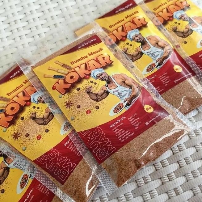 

Bumbu Masak Diet Kokar Sehat Rempah Asli Tanpa MSG Gula Garam Pengawet HF56