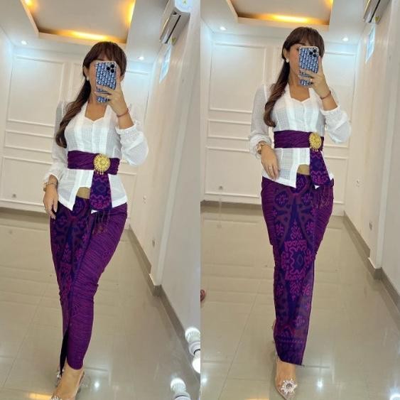 Paling Laris SET KAMEN LEMBARAN & SELENDANG KATUN SESEH || MOTIF ENDEK TERBARU Termurah