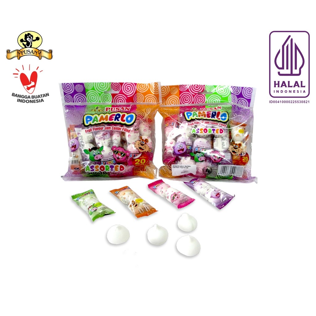 

PUSAN PAMERLO MARSHMALLOW (HARGA PER BAG)