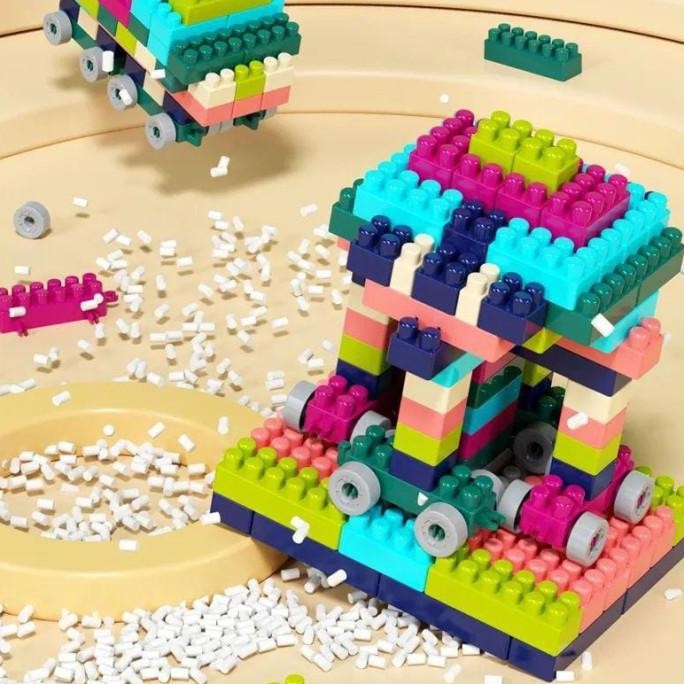 Viral Best Diy,Small,Square Grain 560 Pcs,Interesting Building Block,Mainan Anak Big Sale