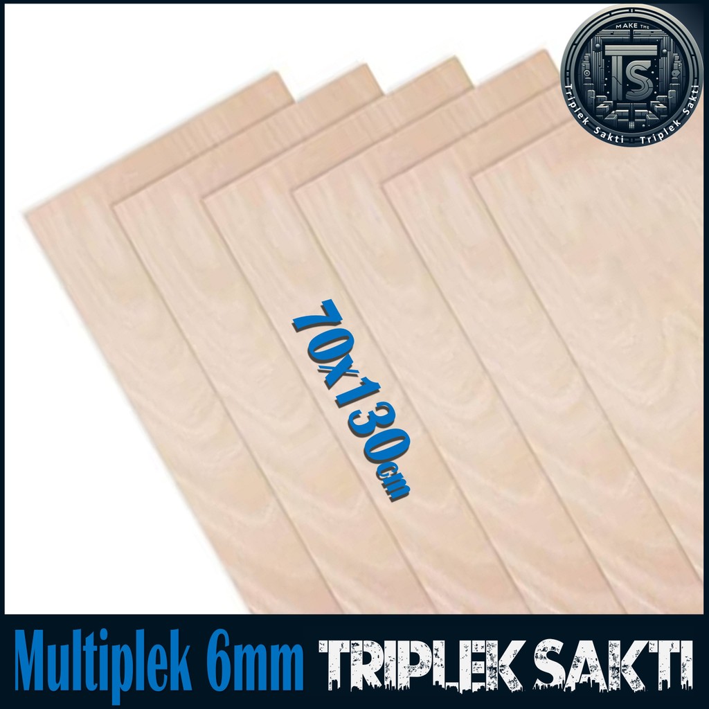 Multiplek Triplek 6mm 70x130 cm ( 6 mm | 70x130cm | 130x70cm | 130x70 | 70 x 130 cm )