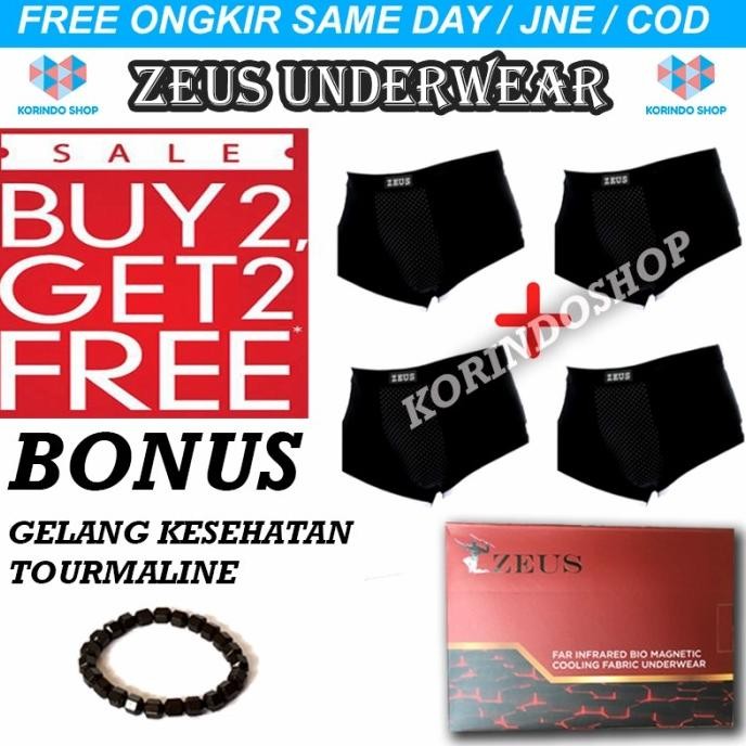 ZEUS UNDERWEAR - CELANA DALAM KESEHATAN ( SIZE M - XXL )