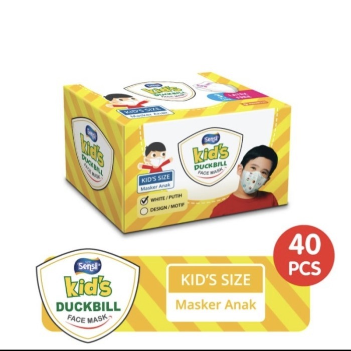 Sensi Kids Duckbill Mask 50 Pcs