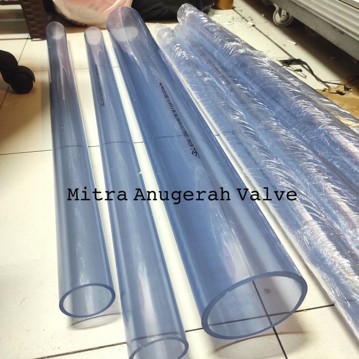 Pipa Pvc Clear Transparan 4"Inch / Pipa Pvc Bening Sch 40 Gratis Ongkir