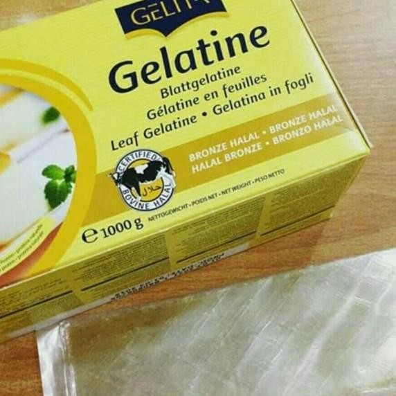 

Gelita - Gelatine Sheet Halal / Gelatin Lembaran Halal 5 Lmbr)