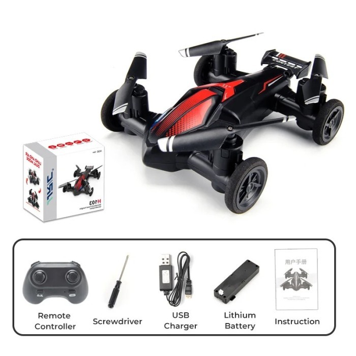 Terlaris JJRC H103 Mainan RC Remote Control Mobil Drone Dual Mode Darat Udara SALE