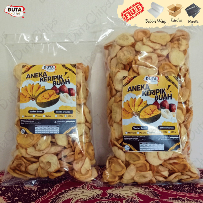 

FREE ONGKIR Keripik Nangka 500g Grade A Super Khas Malang Home Industri
