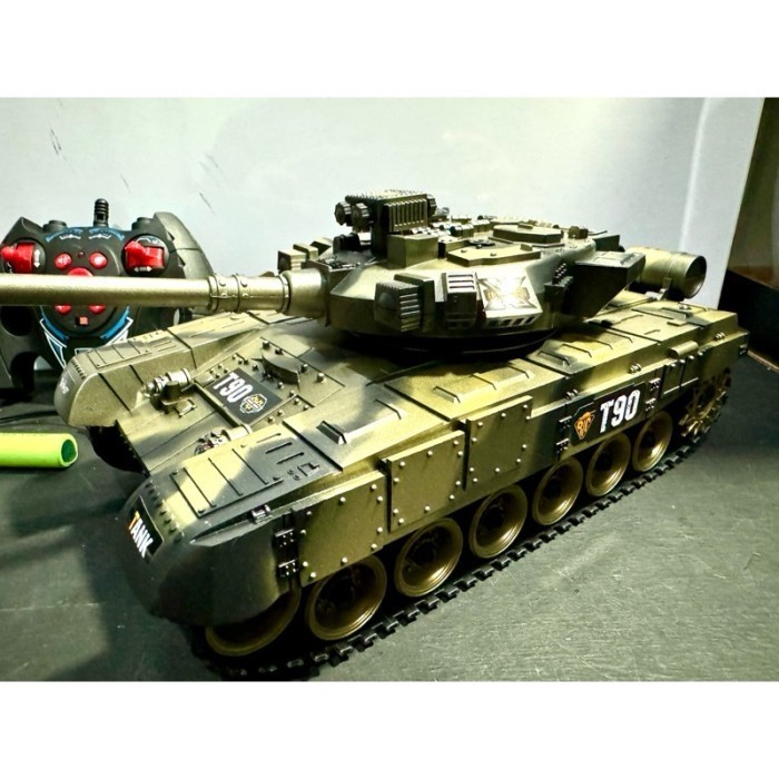 Terlaris Mainan Anak Rc Mobil Tank Military Besar Mainan Remote Control Militer Truck Teng Abri