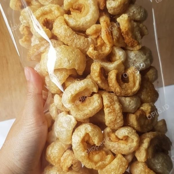 

Kerupuk Kulit Babi/Krubi/Kerupuk Kulit Babi Samcan Opig 250Gr