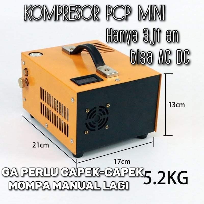 kompresor pcp mini AC DC mantap jaya