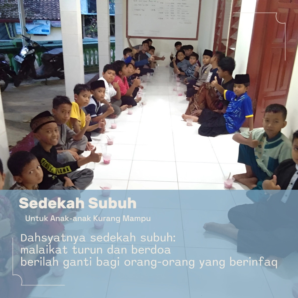 

Sedekah Subuh Dahsyat