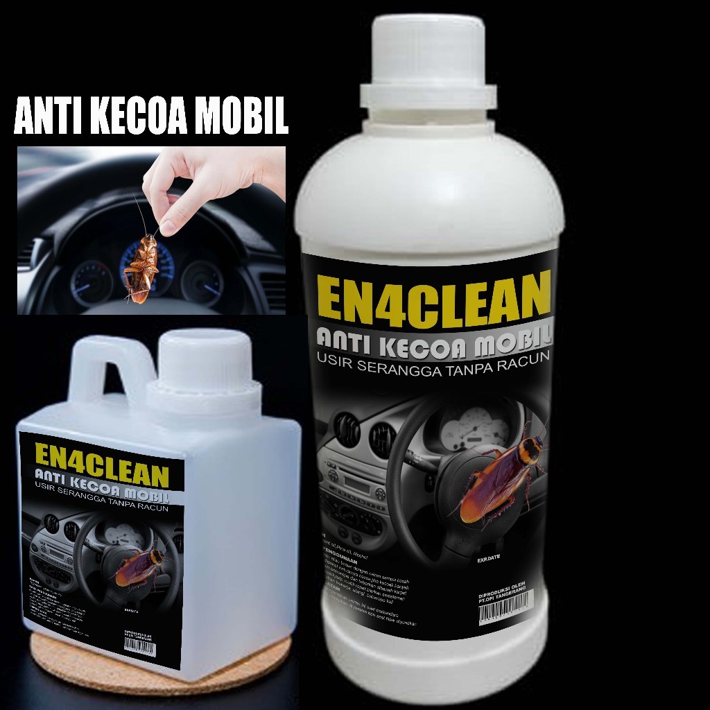 EN4CLEAN anti Kecoa 500ml dan 1 liter cairan penghilang Kecoa mobil P388