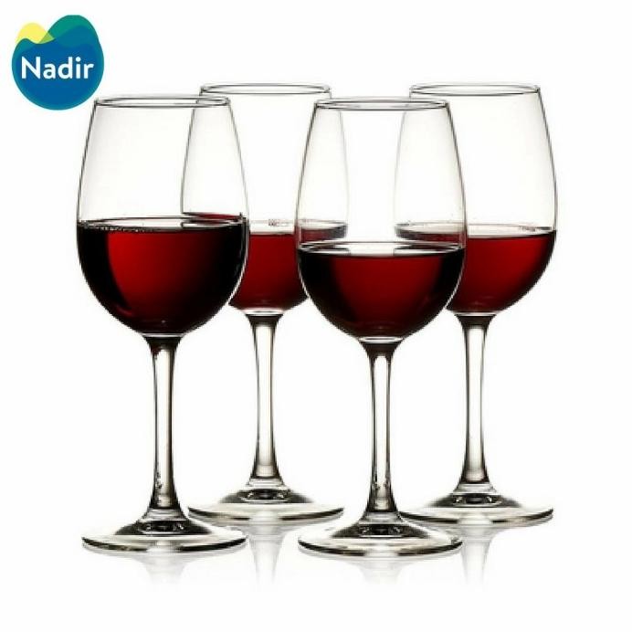 Update Gelas Red Wine Kaki 38.5Cl Nadir/ Stem Wine Glass Barone 7156