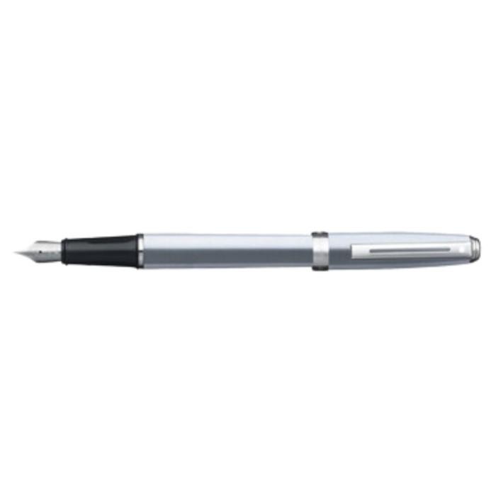 

Sheaffer Prelude Straight Line Chased Satin Chrome Trim Fountain Pen Original