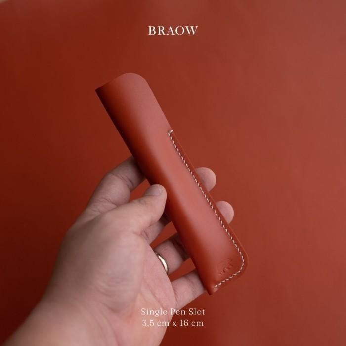 

Ready Stok Leather Pen Sleeve, Pen Case, Fountain Pen Case, Tempat Pensil Kulit Original Original