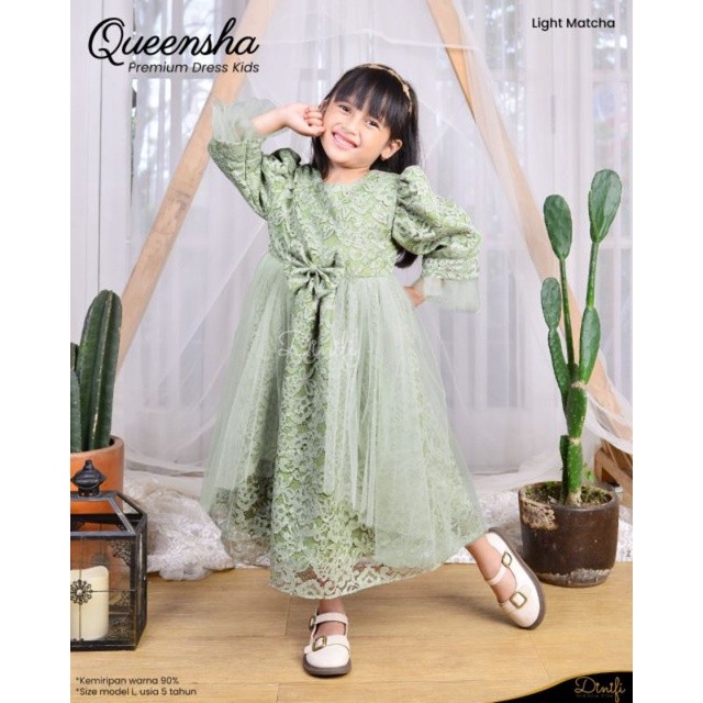 MOUZA GAMIS ANAK QUEENSHA PREMIUM DRESS KIDS
