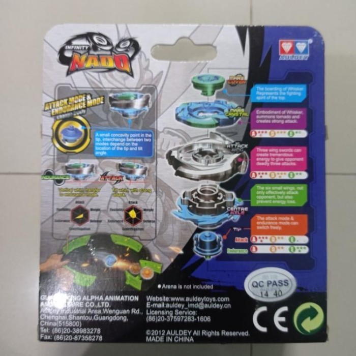 Jun - Gasing Infinity Nado (Ori Auldey) - Beyblade