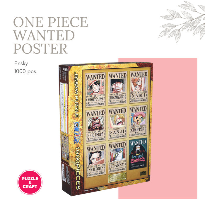 Jun - One Piece Wanted Puzzle 1000 Pcs