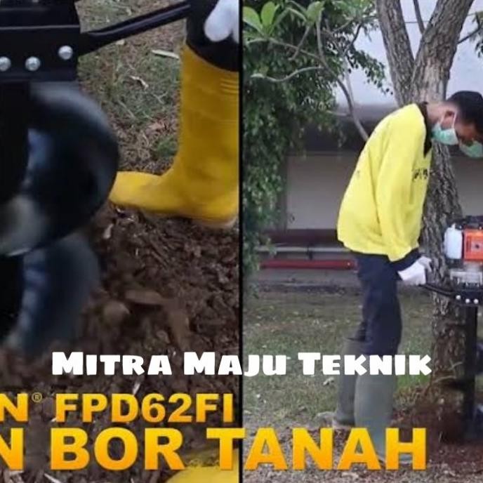 Mesin Bor Tanah Auger Firman Fpd 62 Firman Power Drill Bit 6"