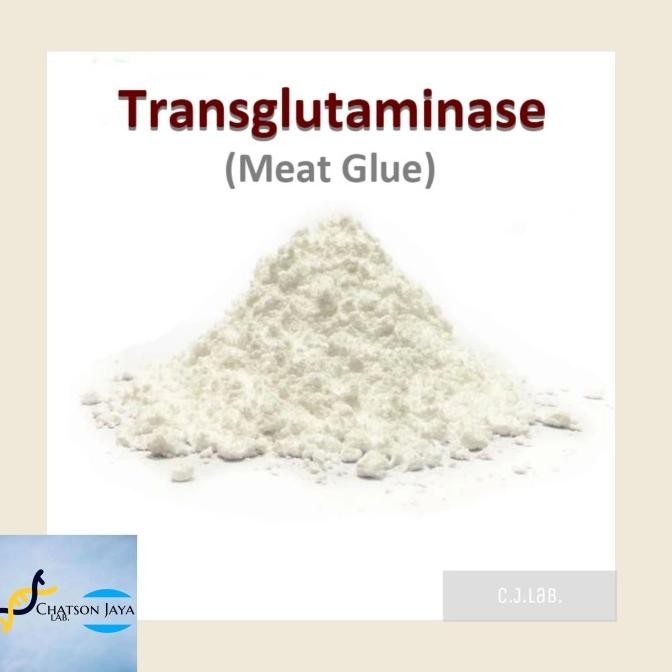 

TRANSGLUTAMINASE MEAT GLUE 5 gr (Khusus Bakso, Sosis, Mie, Ham, etc.)