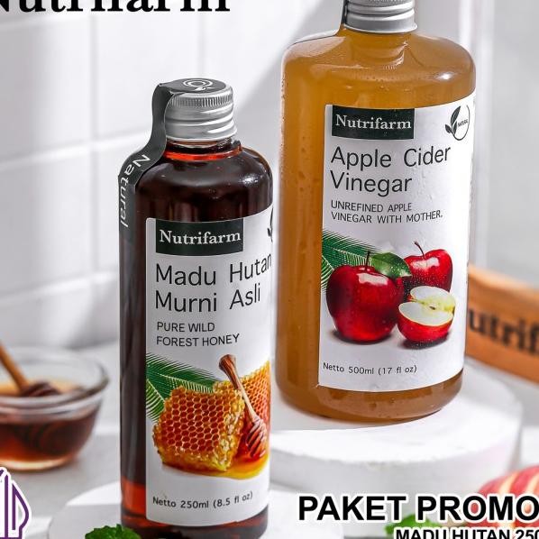 

Nutrifarm Paket Cuka Apel 500 Ml Dan Madu Hutan 250 Ml