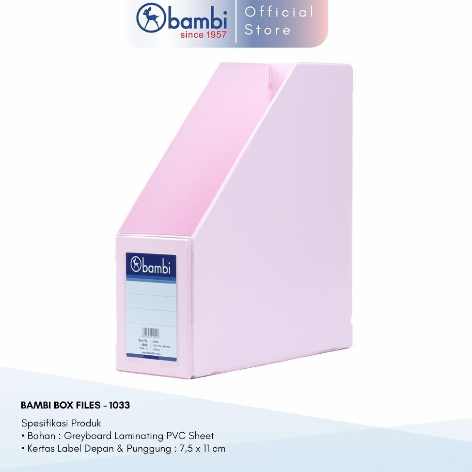 

PROMO Bambi Box File Magazine JUMBO SIZE 11,5 cm All Colour - Box Arsip / Box Storage / Box Dokumen kode 1033 ugi-113