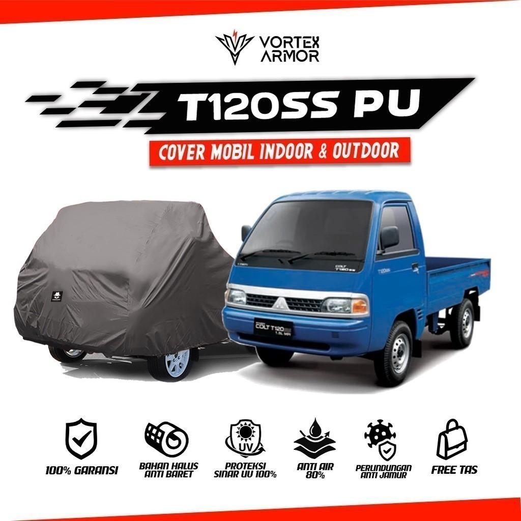 Cover Mobil Mitsubishi Colt T120SS Pick Up / Sarung Mobil Colt Pick Up / Selimut Mitsubishi Colt T12