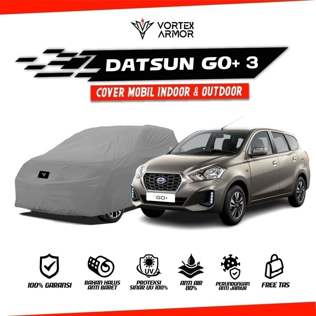 Cover Mobil Datsun Go Plus Panca / Sarung Mobil Datsun Go Long / Selimut Datsun Go 3 Baris