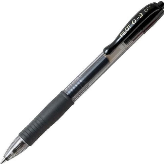 

NEW pulpen - ballpoint PILOT G2 (0.5) hitam 1 lusin