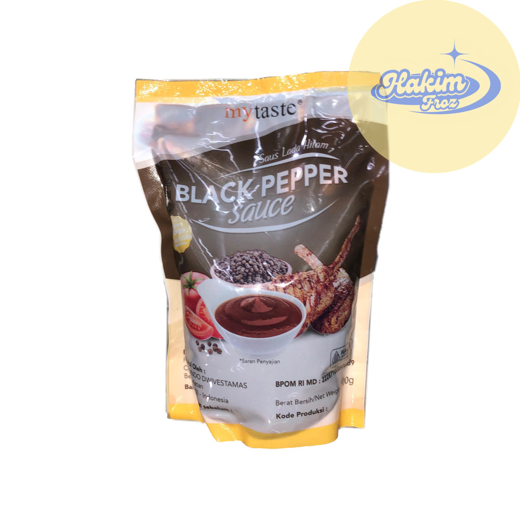 

MYTASTE BLACK PEPPER SAUCE 500 GR