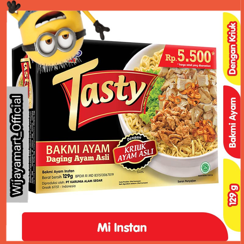 

Sedaap Tasty Mi Instan Bakmi Ayam 129 g