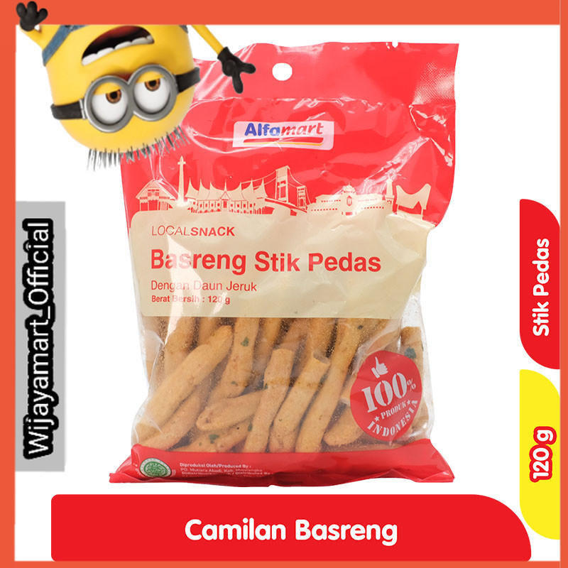 

Alfamart Basreng Stik Pedas 120 g