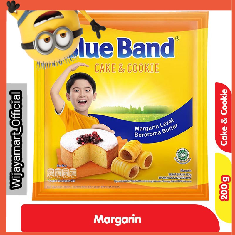 

Blue Band Margarin Kue & Cookie Sachet 200 g