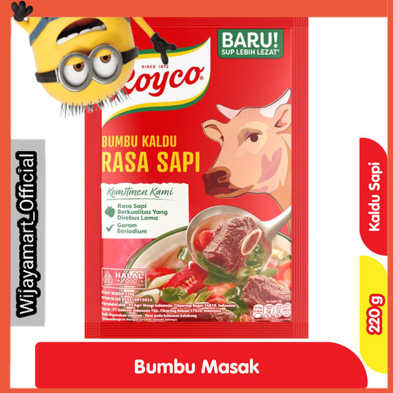 

Royco Bumbu Kaldu Penyedap Rasa Sapi 220 g