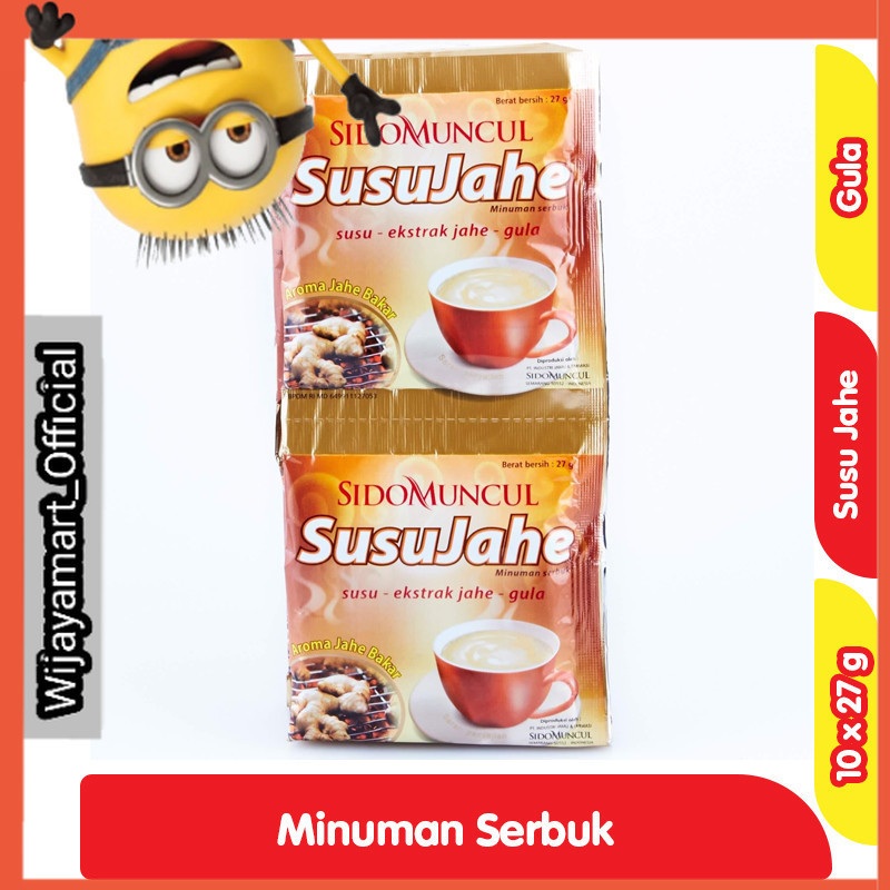 

SIDOMUNCUL Susu Jahe Minuman Menghangatkan Badan 10 x 27 g