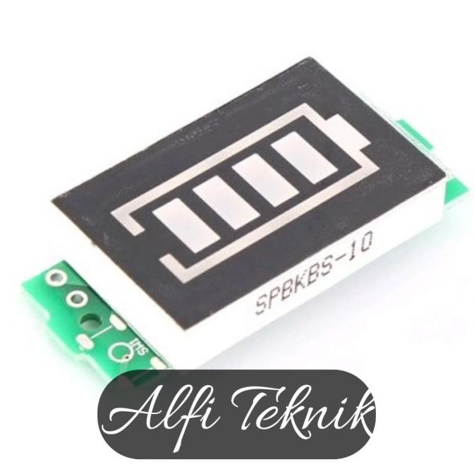Voltmeter Bar Garis Indikator Kapasitas Baterai 1S 3S Lithium Ion BMS