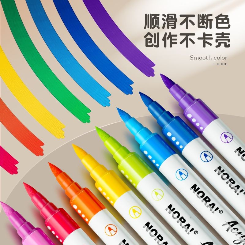 

Spidol Akrilik Khusus Anak-anak, Pena Tahan Air Dapat Ditumpuk