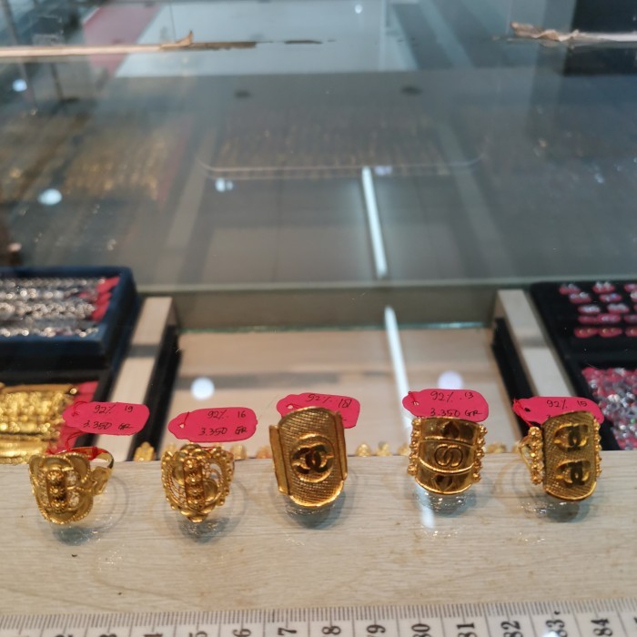 Sheeren - Cincin Model Plat 1/2 Suku